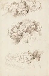 Studien von Kopfgruppen